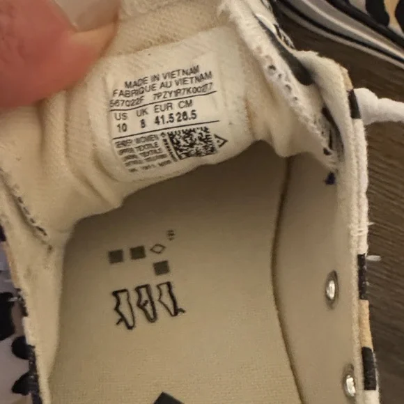 Converse Animal Print Canvas Sneakers - Picture 3 of 5